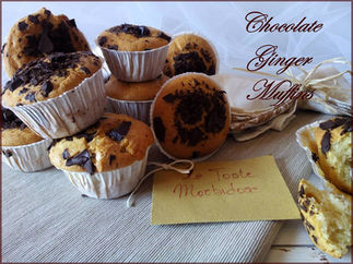 Chocolate ginger Muffins