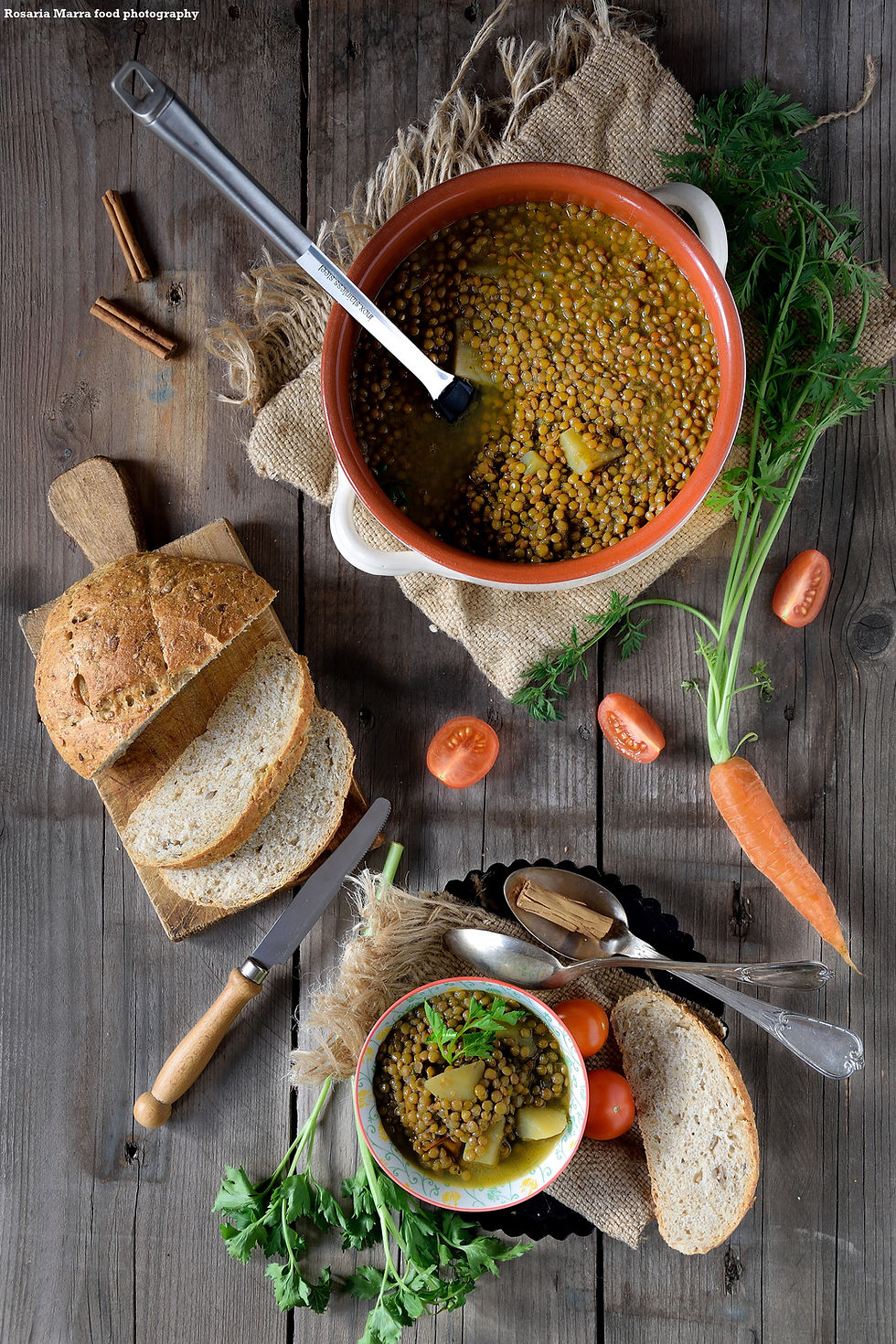 Zuppa di lenticchie speziate