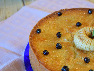 Torta di Mele e mirtilli secchi