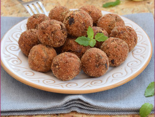 Polpette di melanzane fritte