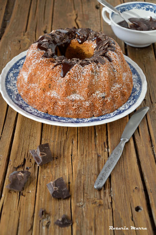Ciambella integrale con patate dolci