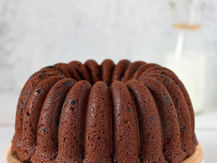 Bundt cake,con confettura di mirtilli