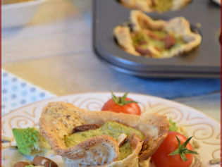 Cestini di panbrioche salati