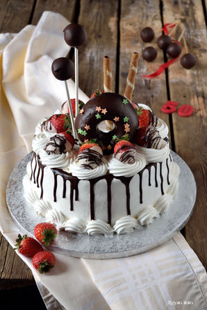 Dripping cake cioccolatosa