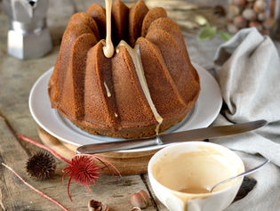 Ciambella alle nocciole e caffè