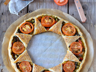 Corona Di Sfoglia E Ratatouille