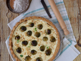 Crostata di farro e cavolini