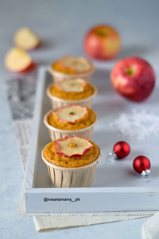 Muffins alla zucca e mele