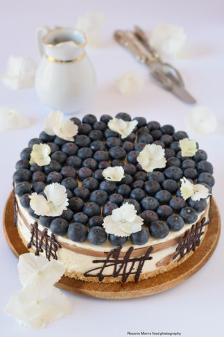 Cheesecake alle due bavaresi, chocolate e vanilla
