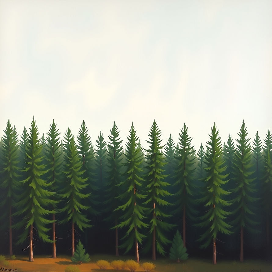 a row of pine trees in a forest from afar.jpg