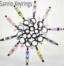 Sanrio character keyrings