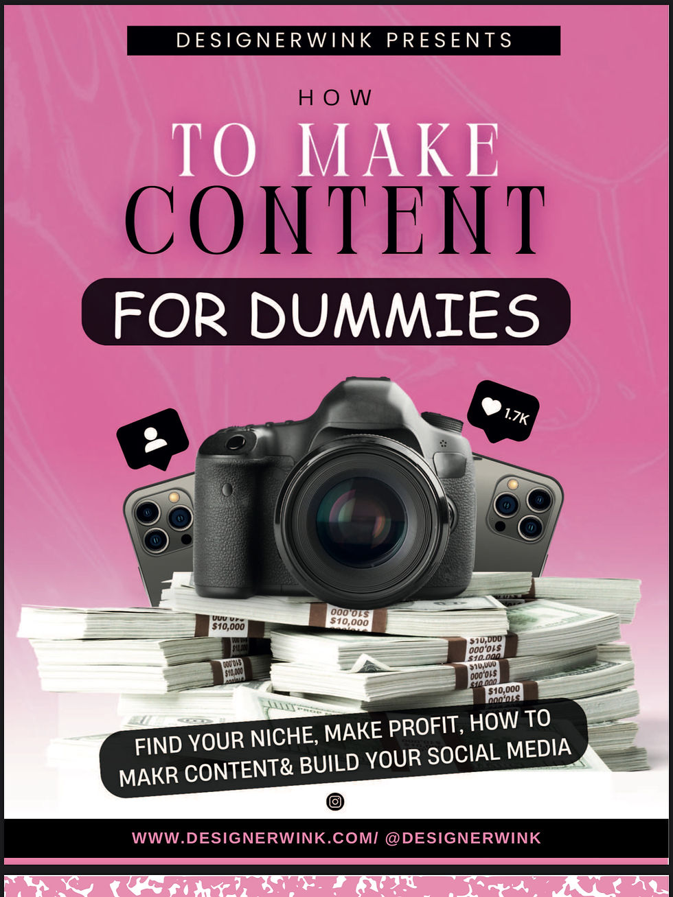 How to Make Content for Dummies HARD COPY