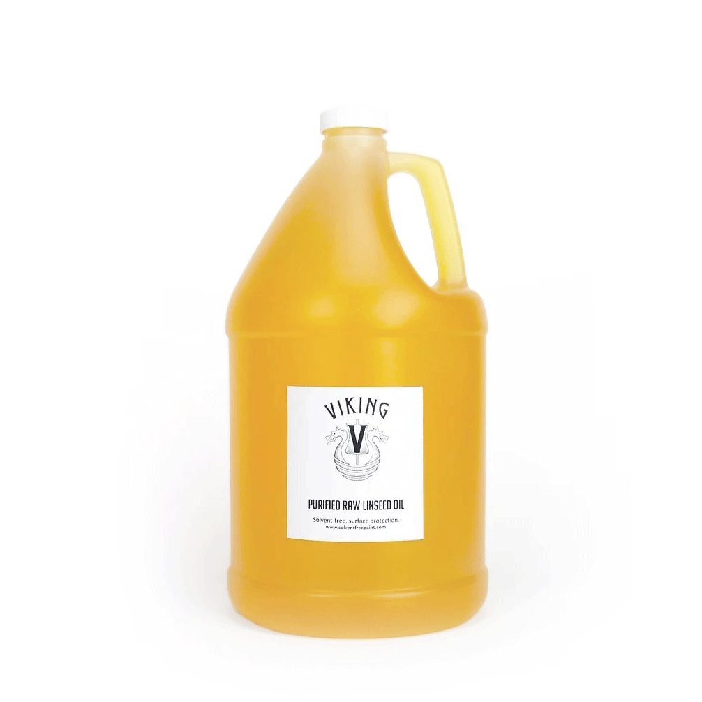 Viking Purified Raw Linseed Oil: 1 Gallon