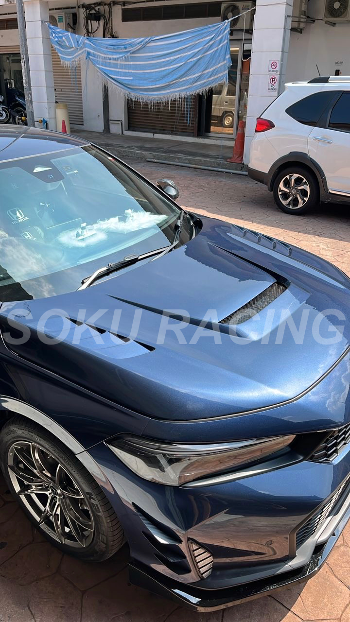 HONDA CIVIC FE BEARY FIBER HOOD