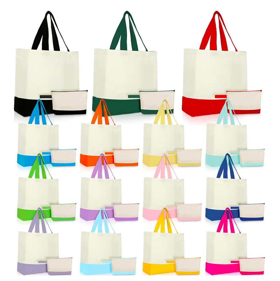 Thumbnail: Build‑Your‑Own Patch Tote Bag Set – Custom Canvas Bags