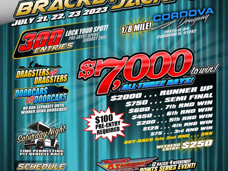 Proud Title Sponsor of July's Triple 777 Event 