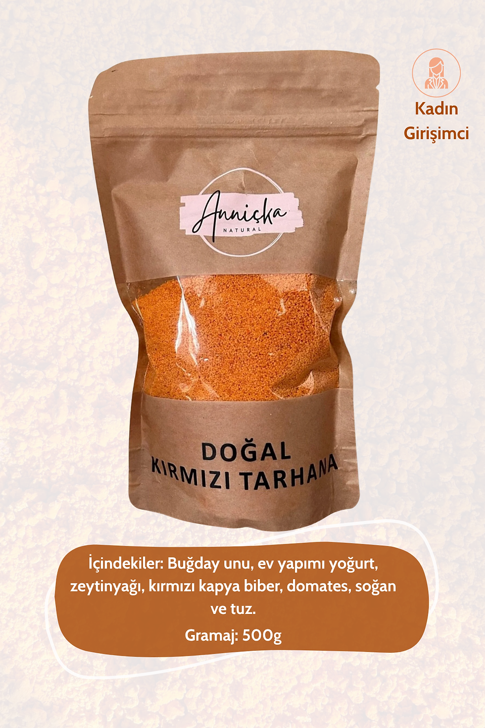 Küçük resim: Ev Yapımı Kırmızı Tarhana 500 g | Katkısız, Doğal ve Geleneksel