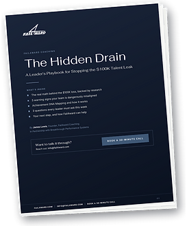 The Hidden Drain playbook cover