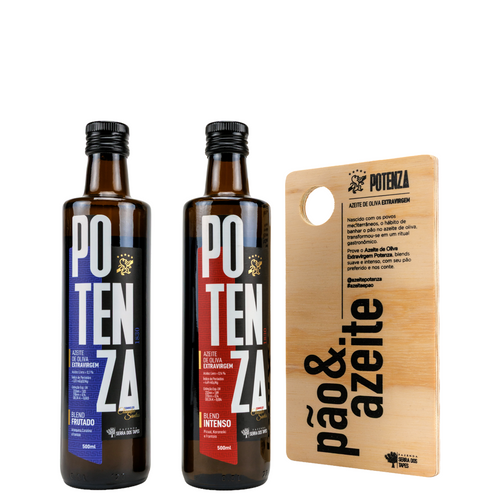 Azeite de Oliva Extravirgem Potenza com Tábua Pão&Azeite 2x500ml
