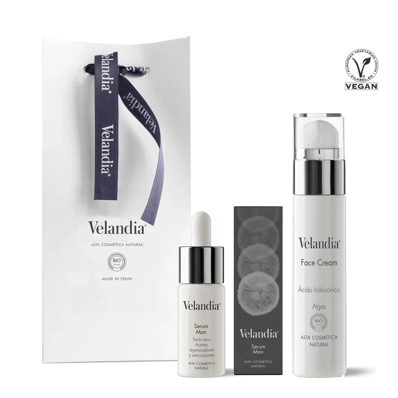Männer Anti-Aging Gesichtscreme + Serum Set
