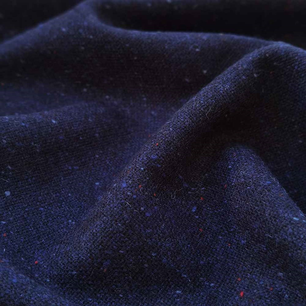 Original Waterford Tweed Meterware"Blue Beach" Navy  430g