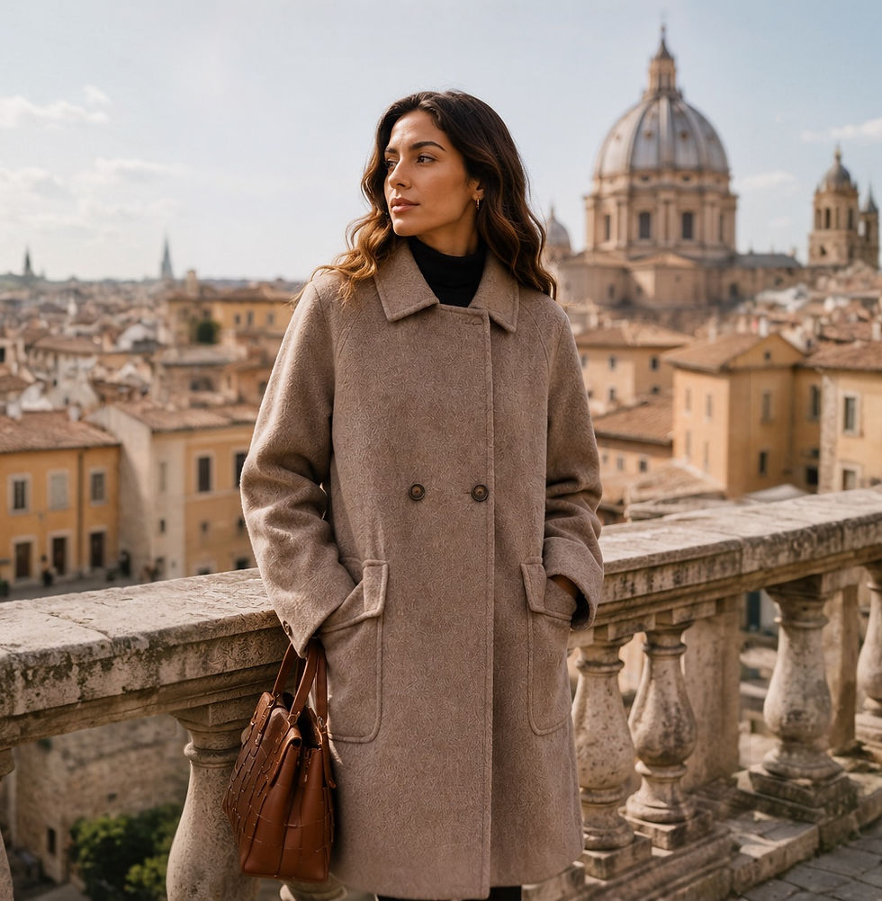 Miniaturbild: Stafford Tailoring Damen Wollmantel Roma Model