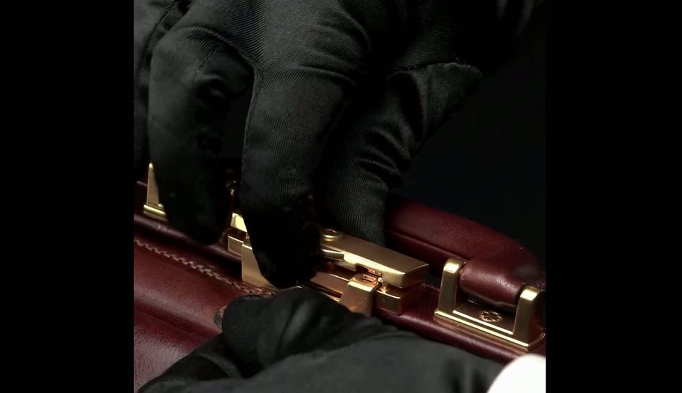 Miniaturbild: Arzttasche Bologna aus Leder – Made in Italy | VESPUCCI© | Stafford-Ireland© Komplettansicht Video