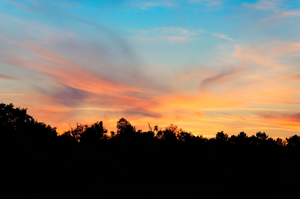 Crépuscule Bleu Orange
