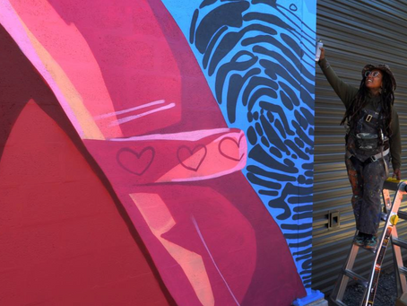 An Atlanta-based artist hopes to 'uplift community' with a new mural in Columbus