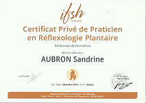 diplôme Praticien Réflexologue