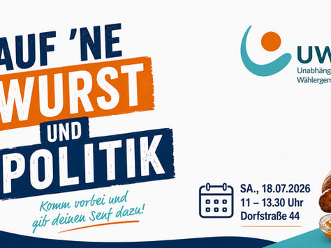 Auf ’ne Wurst und Politik in Nienhagen – Komm vorbei und gib deinen Senf dazu!