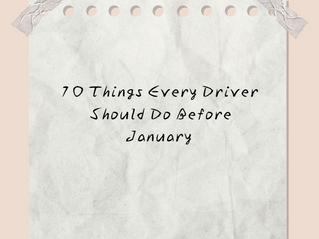 End-of-Year Car Maintenance Checklist: