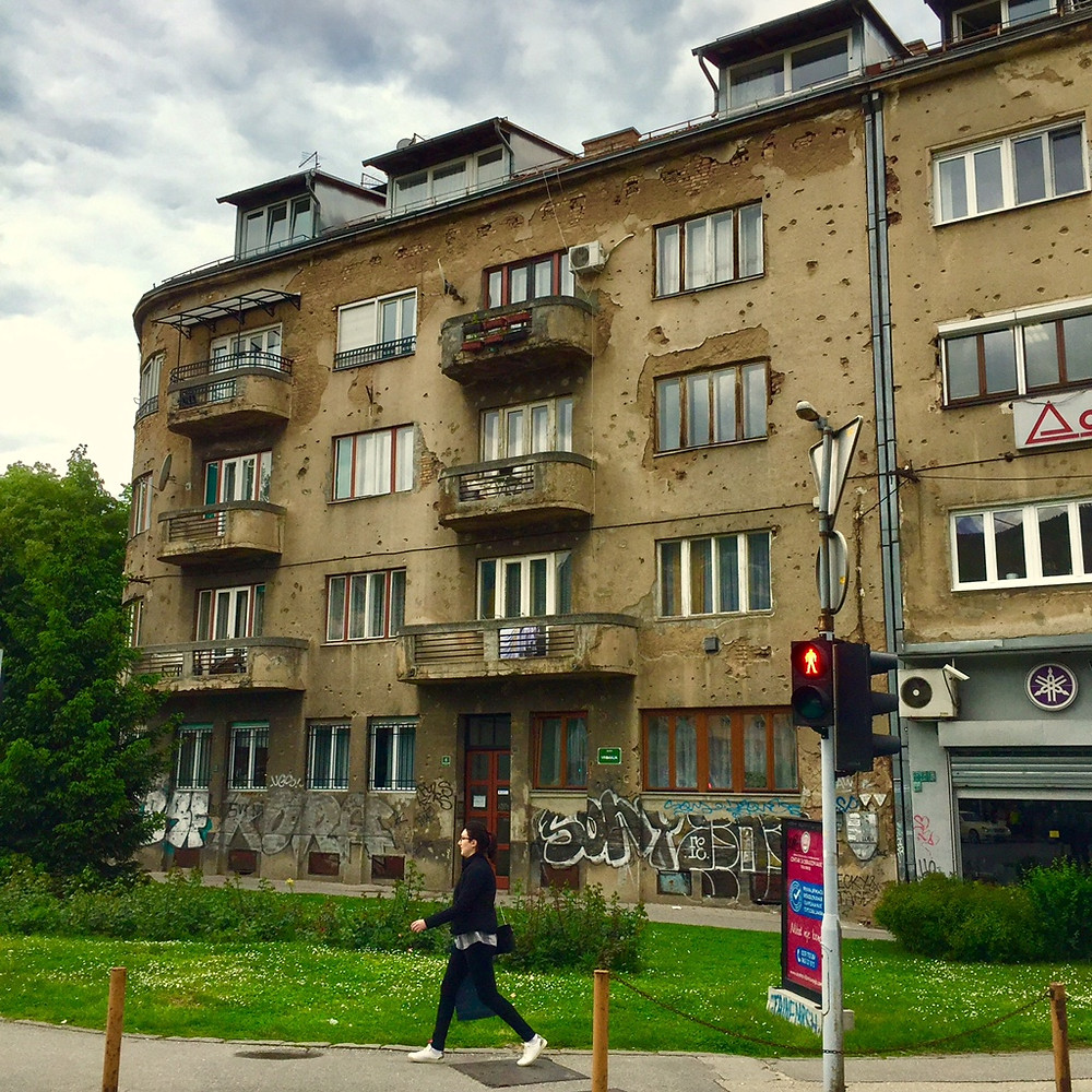 Sniper marks, Sarajevo