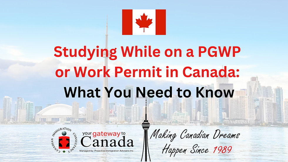 Studying While on a PGWP or Work Permit in Canada: What You Need to Know