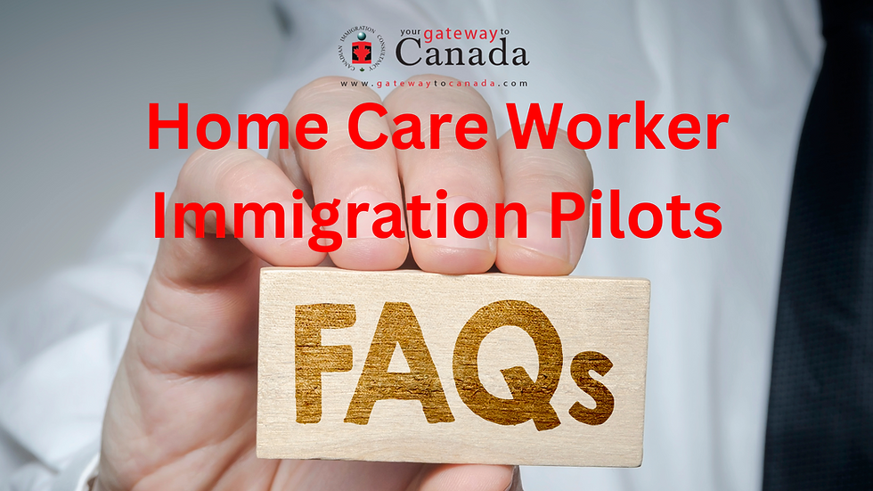 Home Care Worker Immigration Pilots