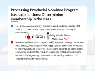 Canada’s Provincial Nominee Program (PNP): Provinces Gain Greater Authority