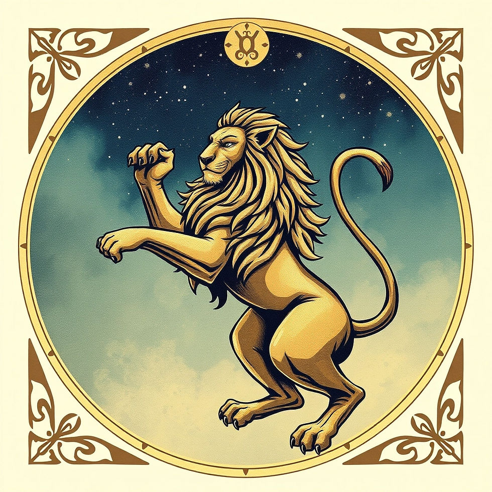 🔥 Leo Season Astrology Circle ✨
