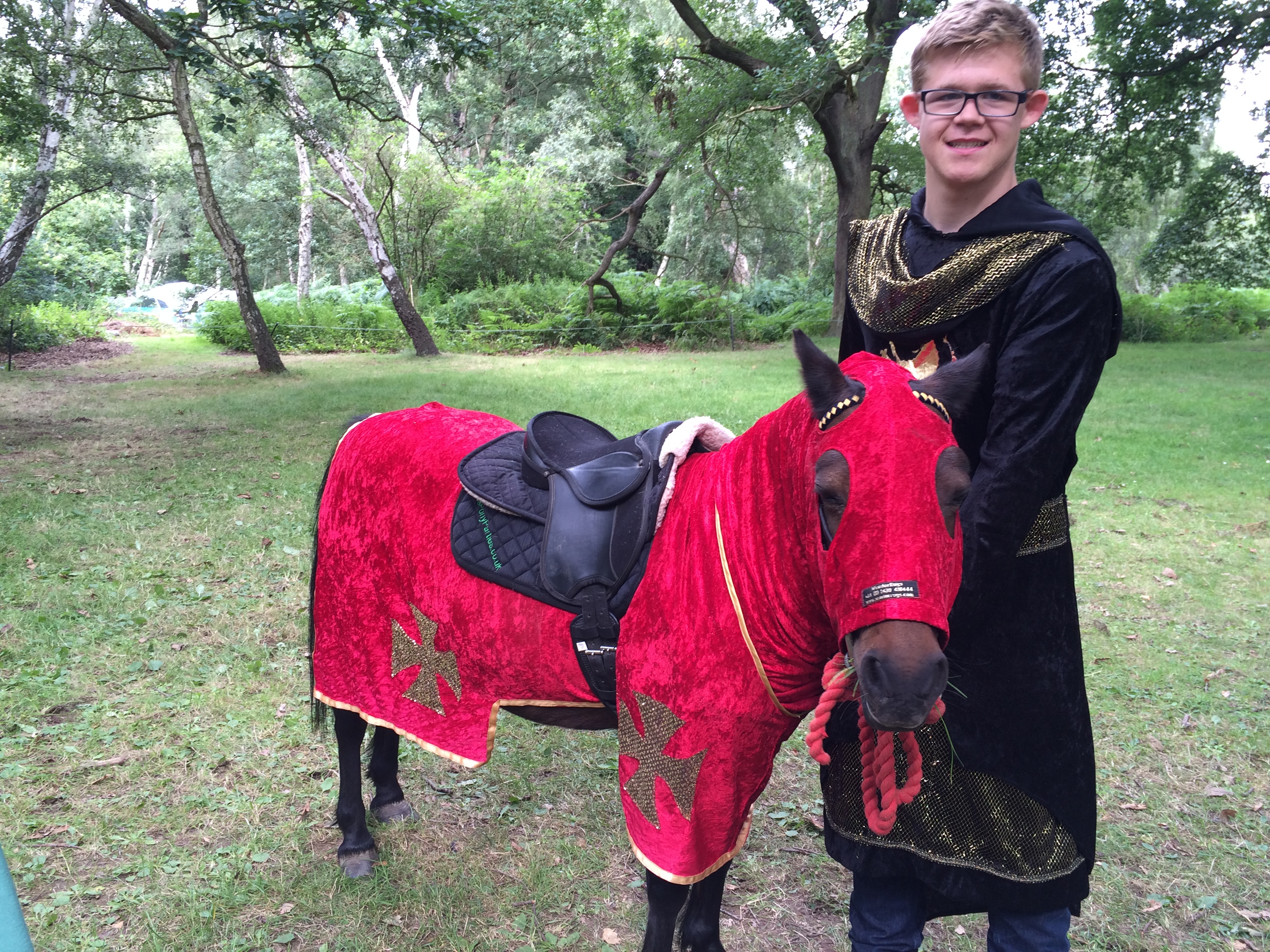 Gussy red knight