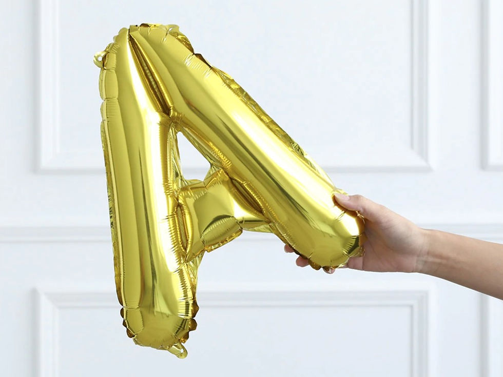 Thumbnail: Balloon letters 16 '40.5cms