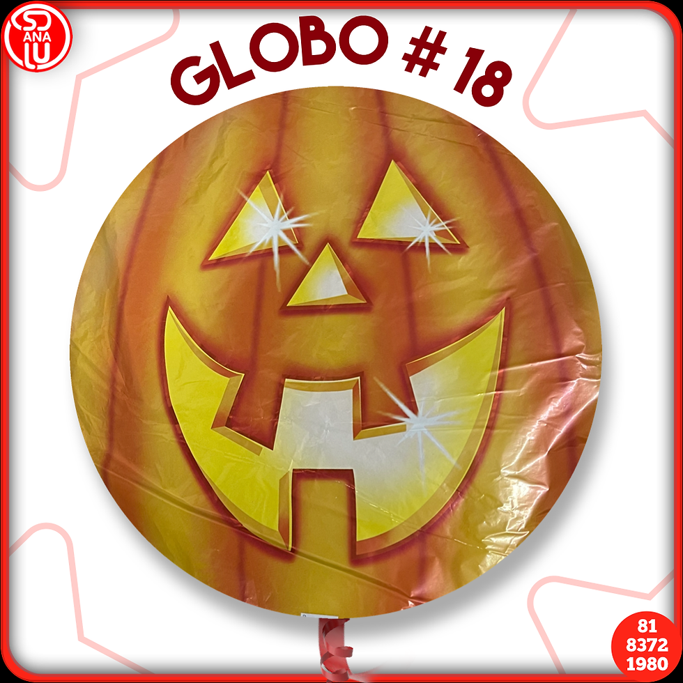 Thumbnail: Globo Metálico # 18 Halloween Desinflado 