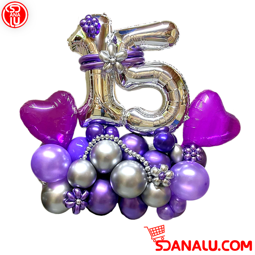 Balloon Arrangement with Medium Numbers