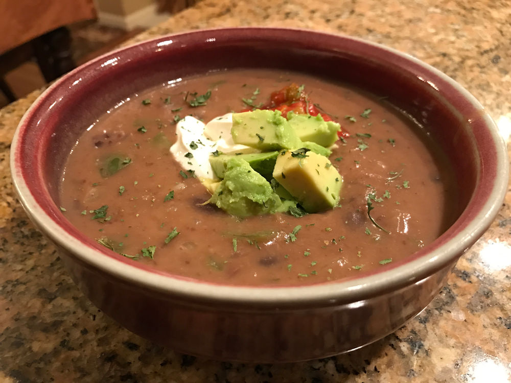 Tex-Mex Black Bean Soup
