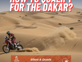 How to qualify for the Dakar Rally?
