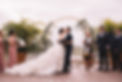 Kiss the bride, at Mission Inn