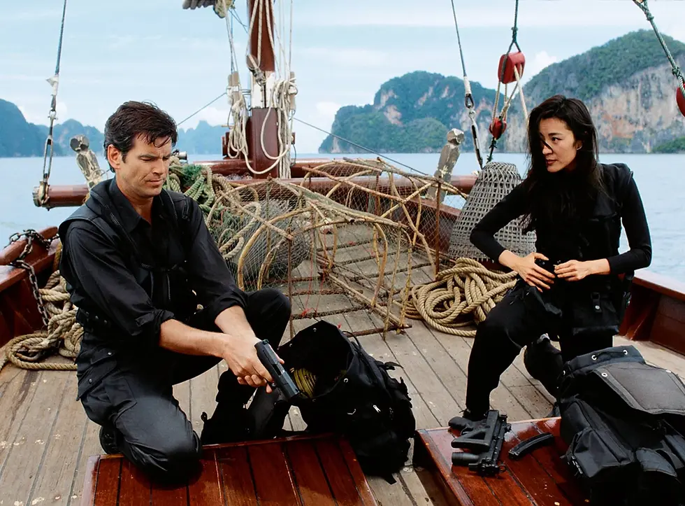 Tomorrow Never Dies "Kowloon Bay" scene, Phang Nga