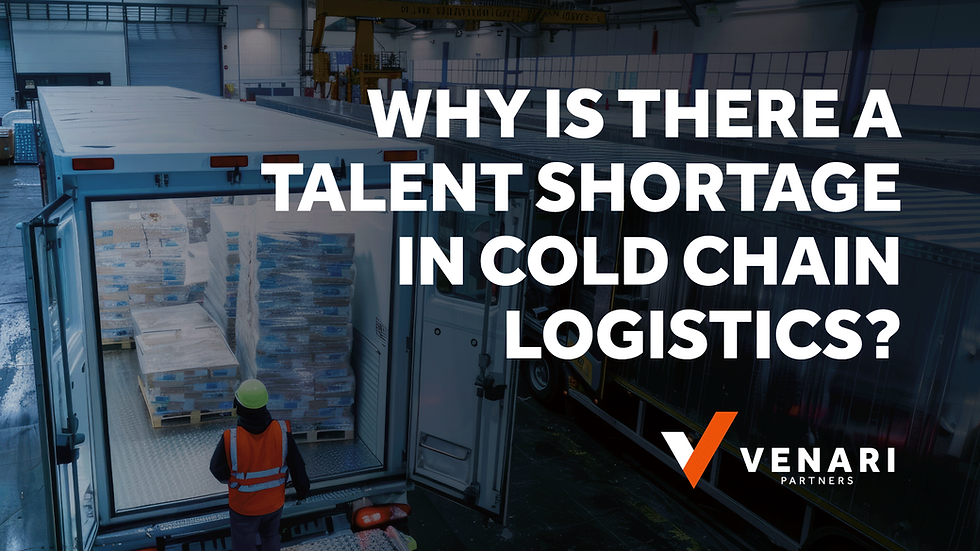 Cold storage unit in a warehouse