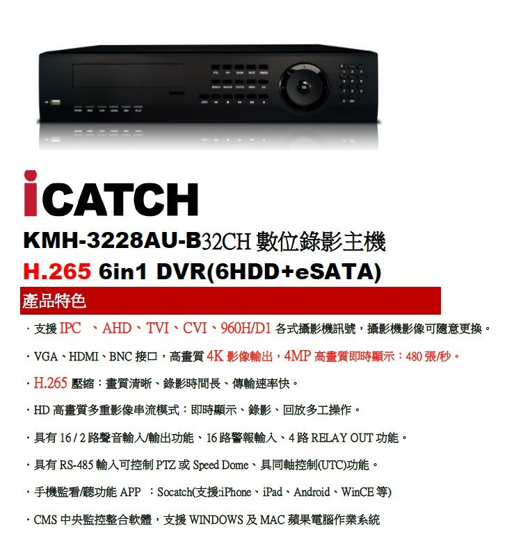 可取32路六碟KMH-3228AU-B特色(改)