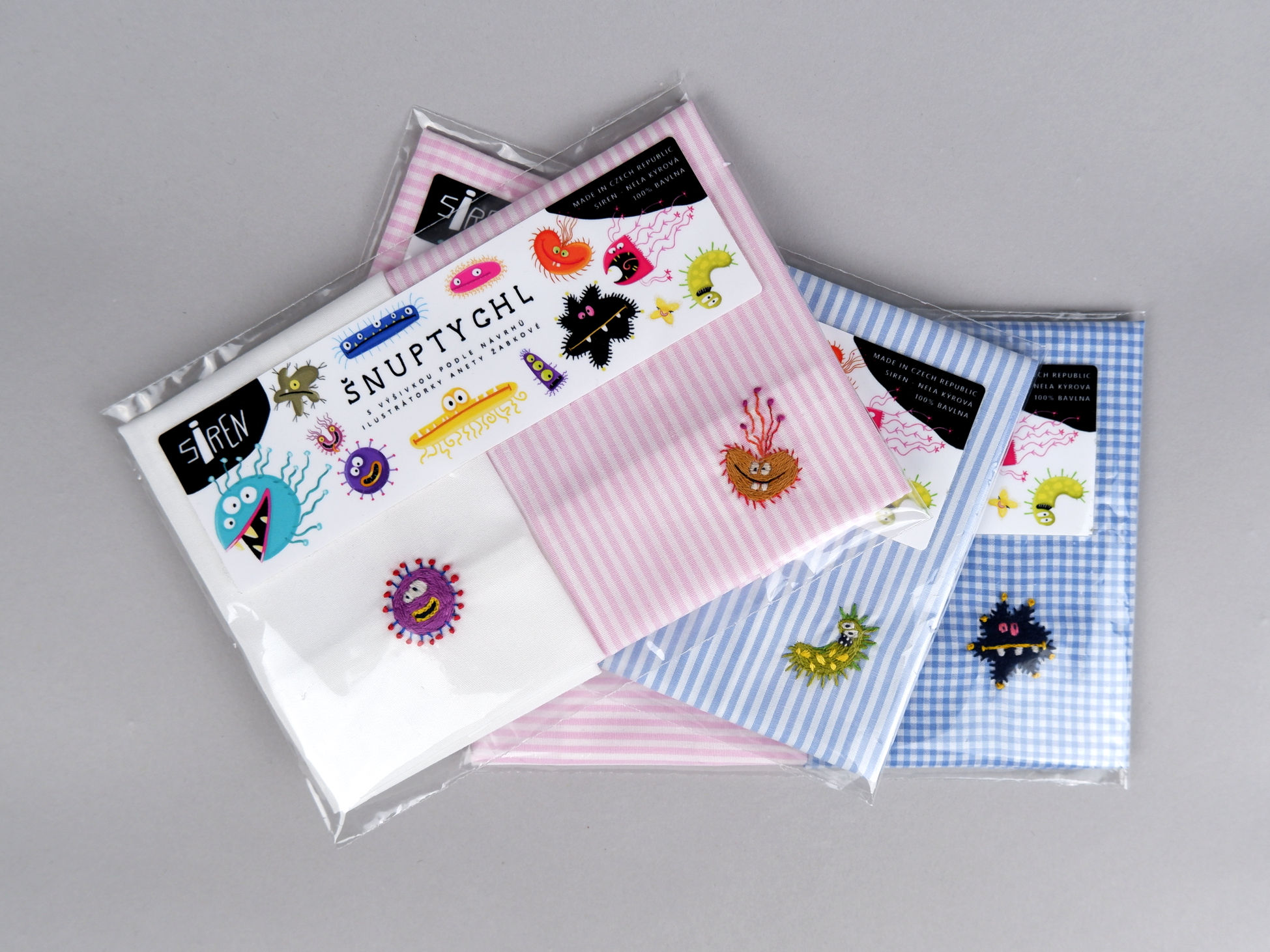 Vyšívané kapesníčky