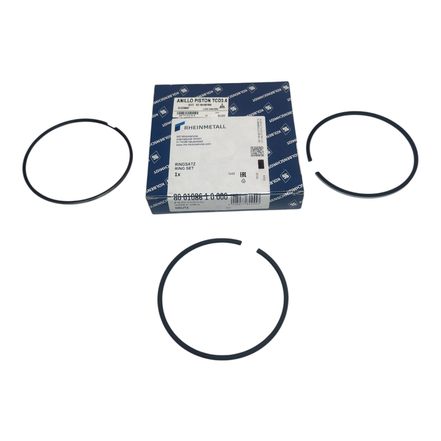 Anillos de pistón KS Germany – motor Deutz TCD3.6