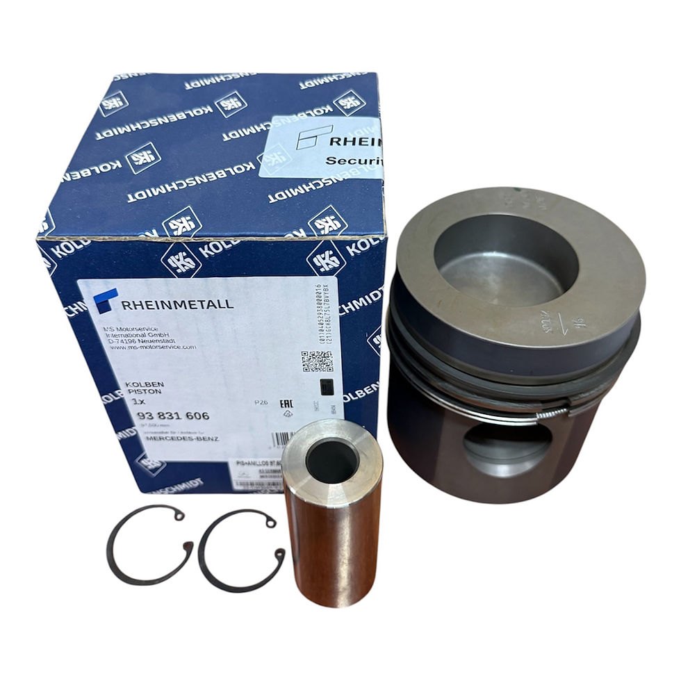 Pistón y anillos 97.50mm Mercedes Benz OM364/366A con caja